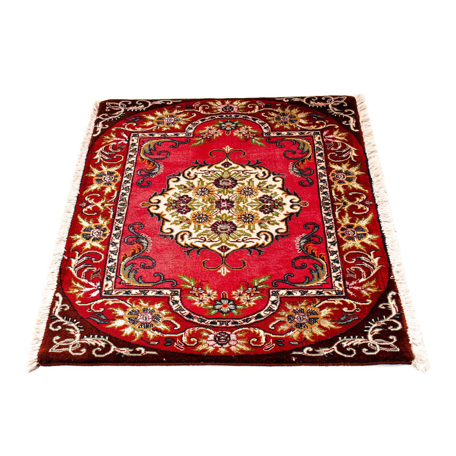 Tappeto Persero - Keshan - 96 x 68 cm - rosso