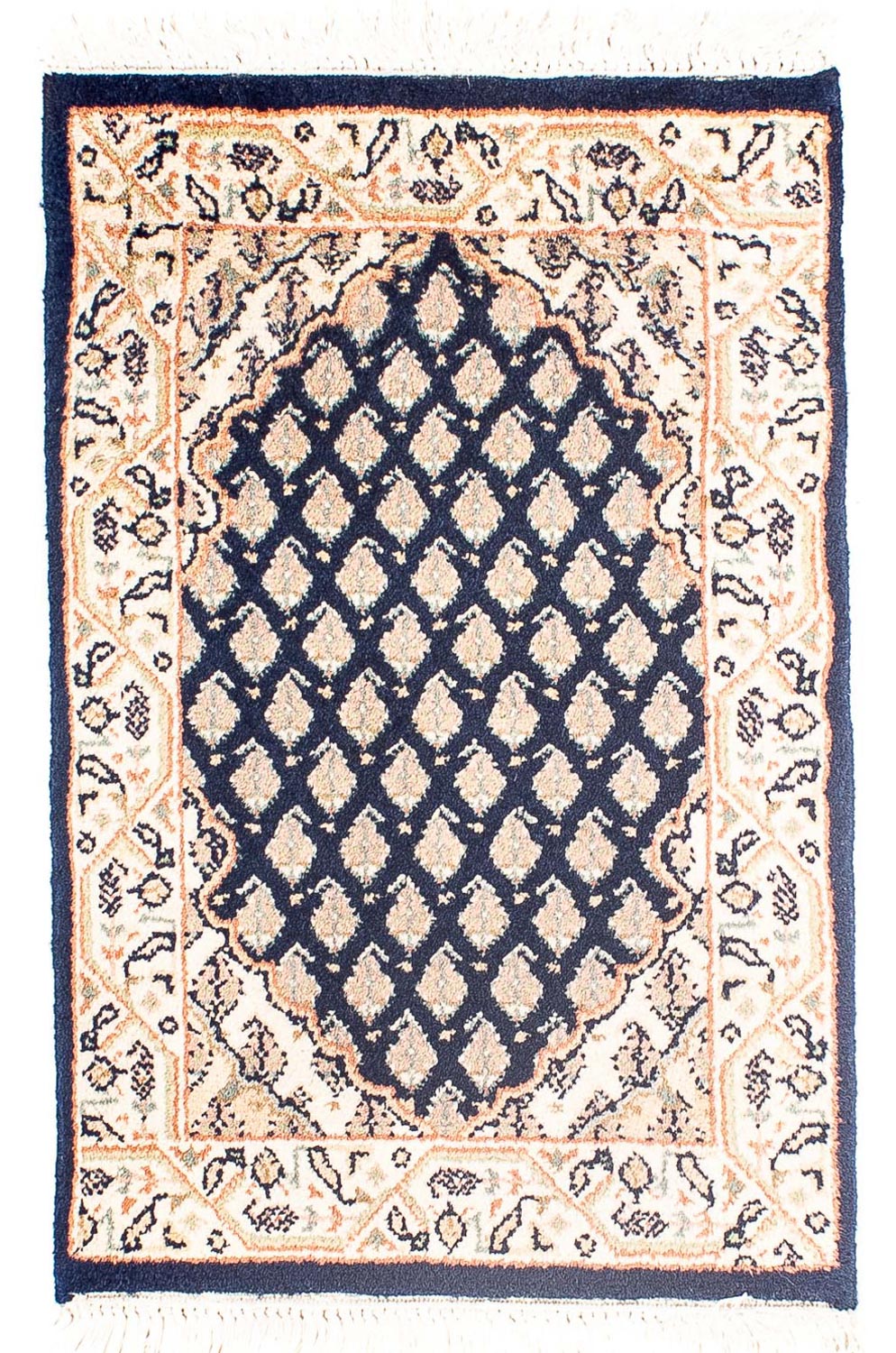 Tappeto orientale - Mir - Indus - 54 x 40 cm - blu scuro