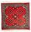 Tappeto Pakistani quadrato  - 63 x 62 cm - rosso