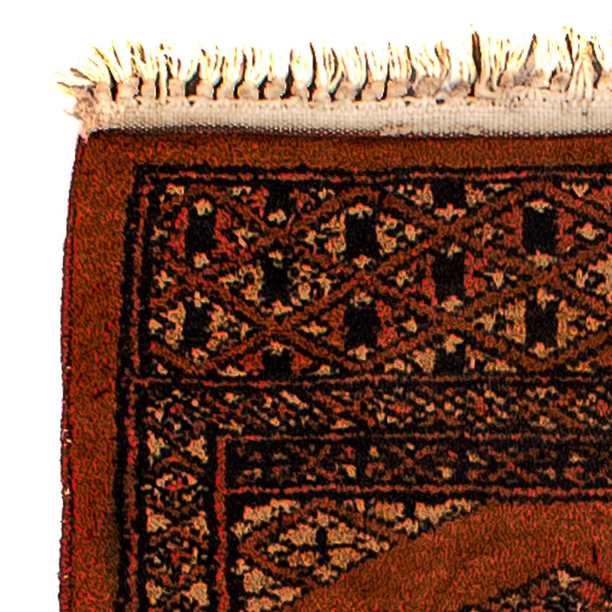 Tappeto Pakistani - 63 x 32 cm - rosso scuro