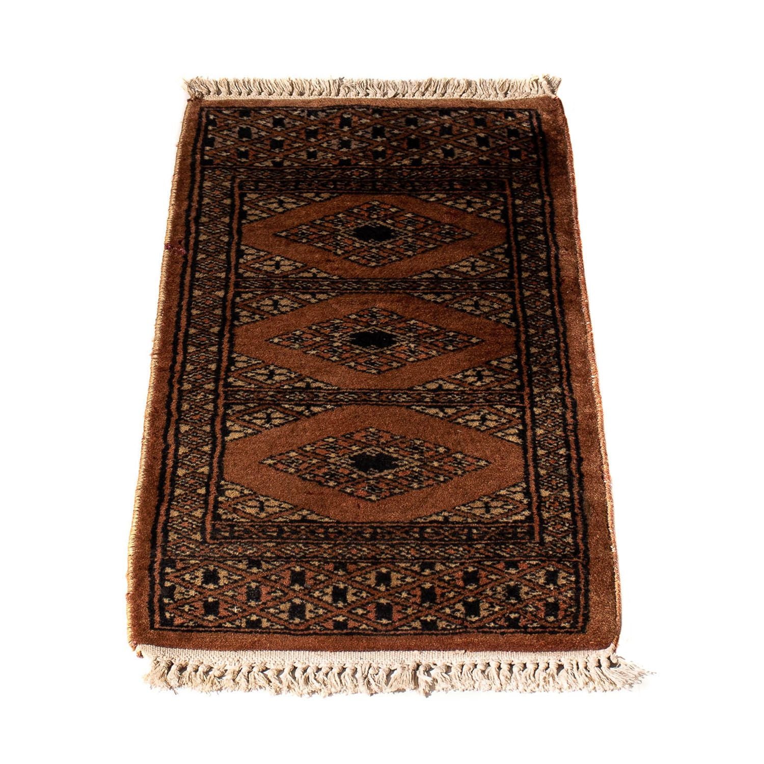 Tappeto Pakistani - 63 x 32 cm - rosso scuro