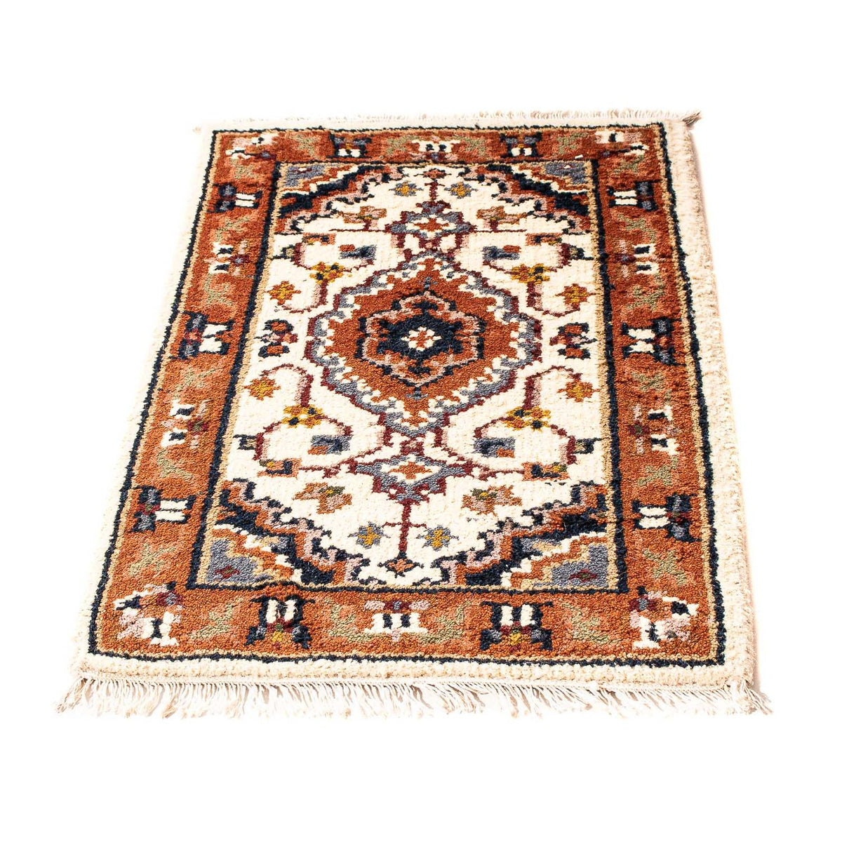 Tappeto orientale - Bidjar - Indo - 90 x 60 cm - beige