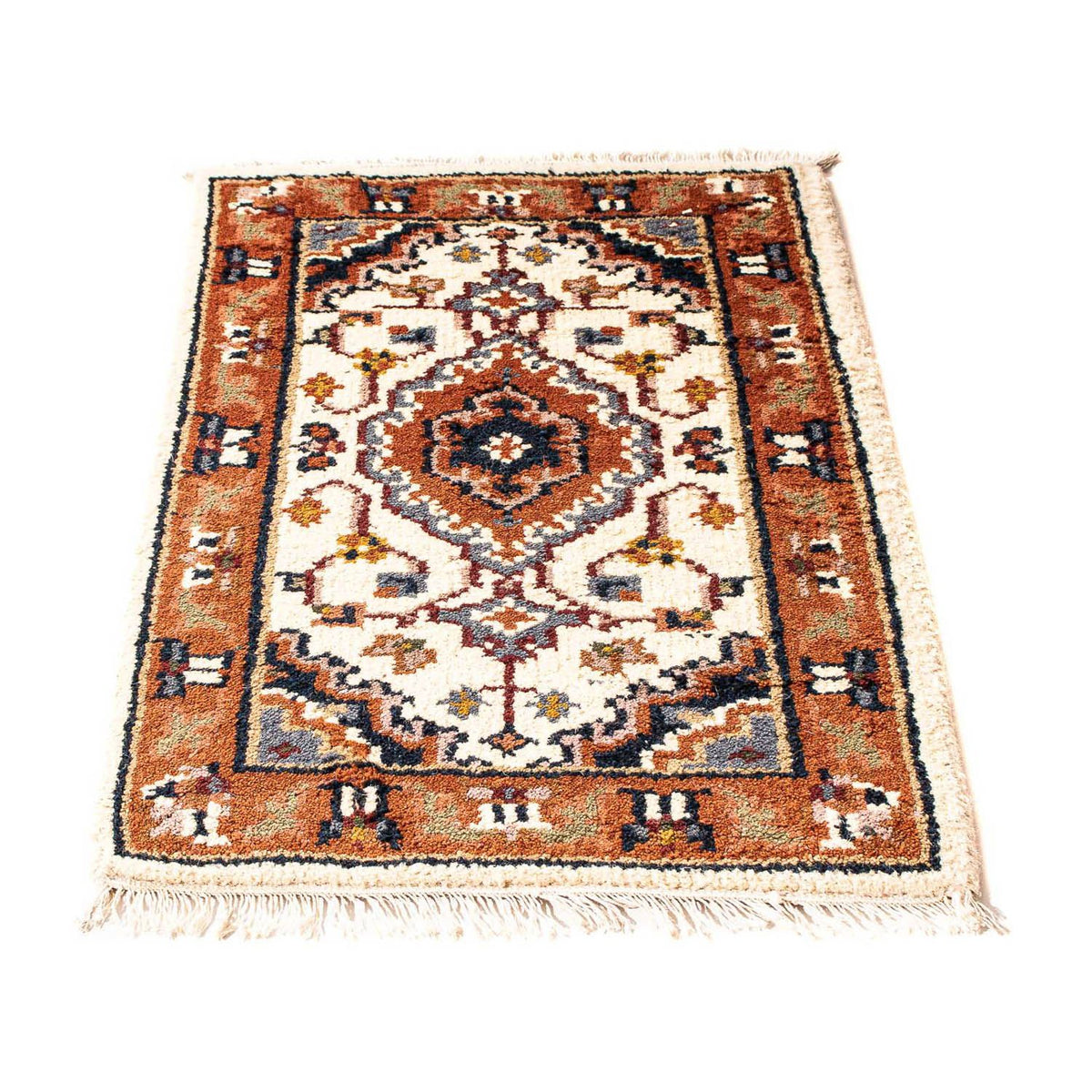 Tappeto orientale - Bidjar - Indo - 90 x 60 cm - beige