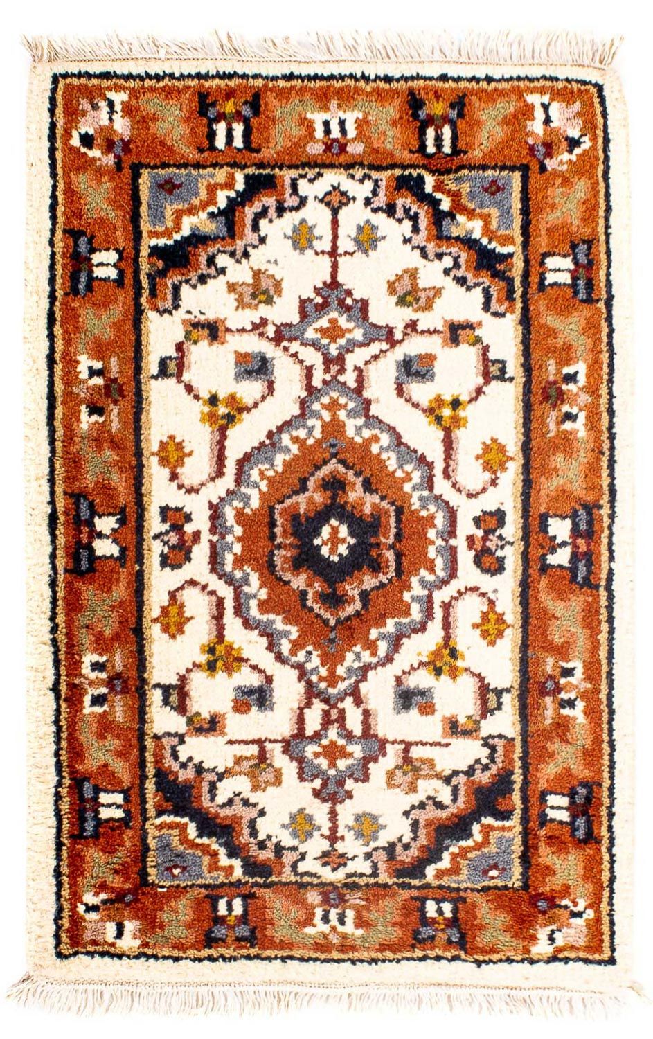 Tappeto orientale - Bidjar - Indo - 91 x 60 cm - beige