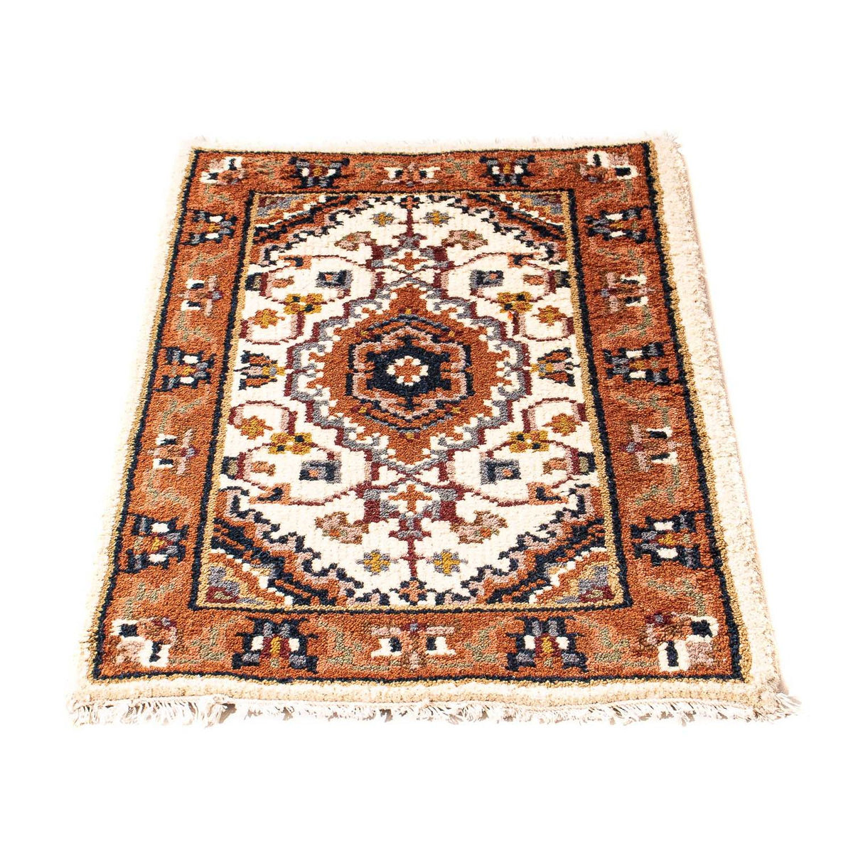 Tappeto orientale - Bidjar - Indo - 91 x 60 cm - beige