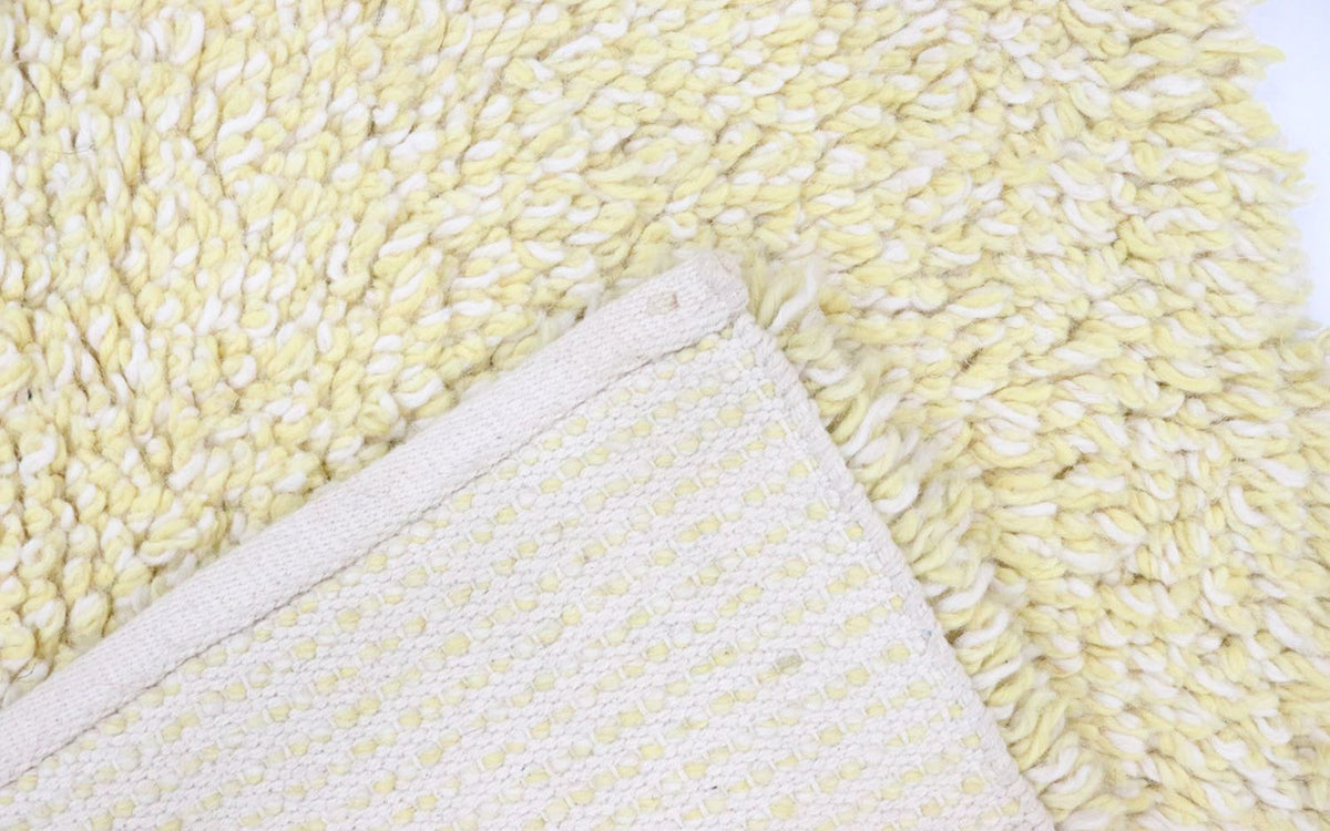 Tappeto a pelo alto - 158 x 90 cm - beige