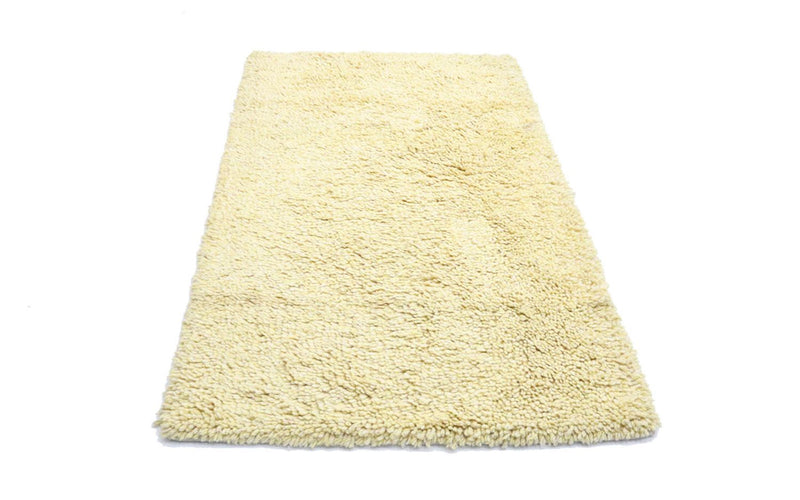 Tappeto a pelo alto - 158 x 90 cm - beige
