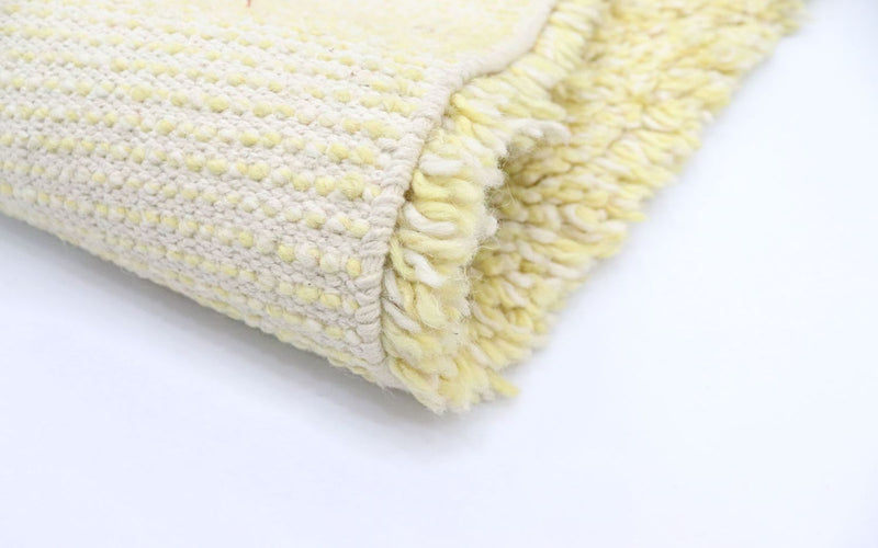 Tappeto a pelo alto - 158 x 90 cm - beige