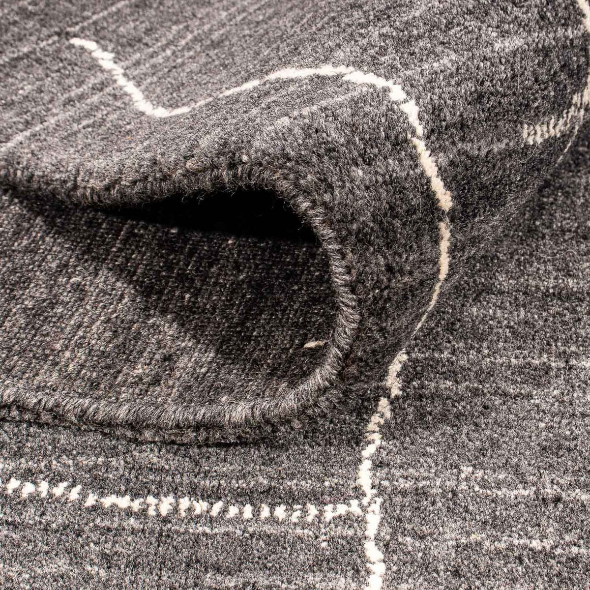 Tappeto Gabbeh - Loribaft Indus - 200 x 142 cm - marrone scuro