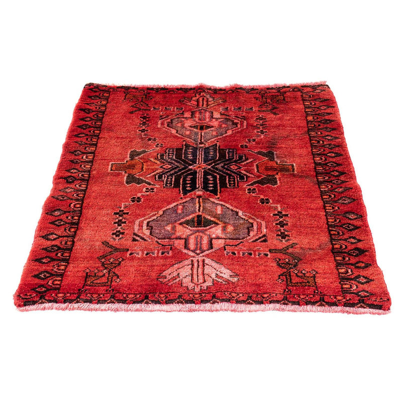 Tappeto Persero - Keshan quadrato  - 107 x 96 cm - rosso chiaro