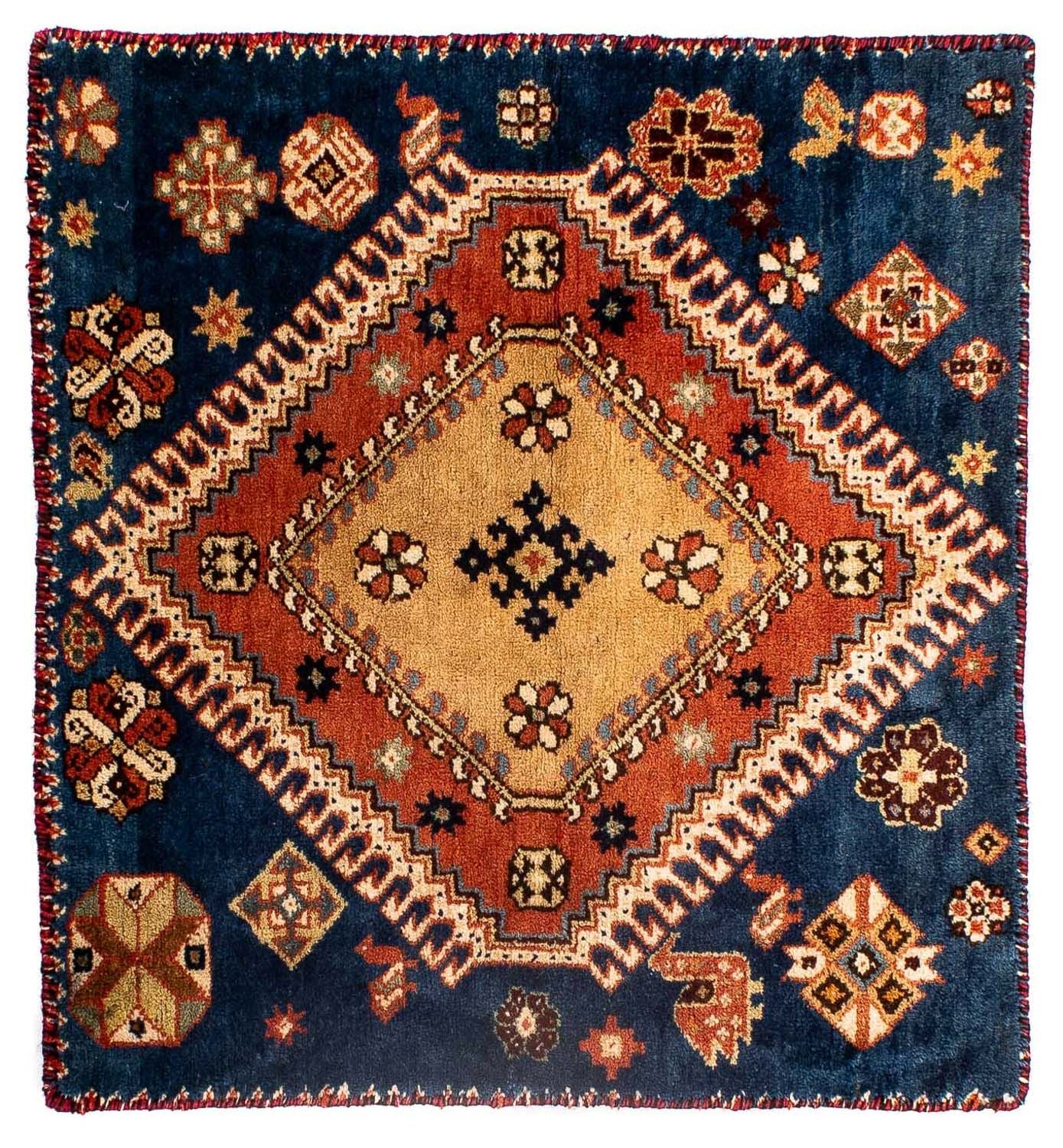 Tappeto Persero - Nomade quadrato  - 70 x 68 cm - blu scuro