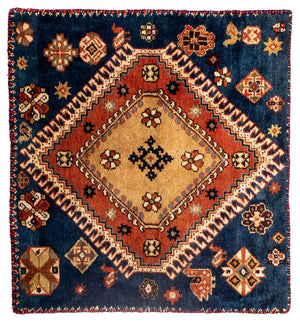 Tappeto Persero - Nomade quadrato  - 70 x 68 cm - blu scuro
