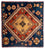 Tappeto Persero - Nomade quadrato  - 70 x 68 cm - blu scuro