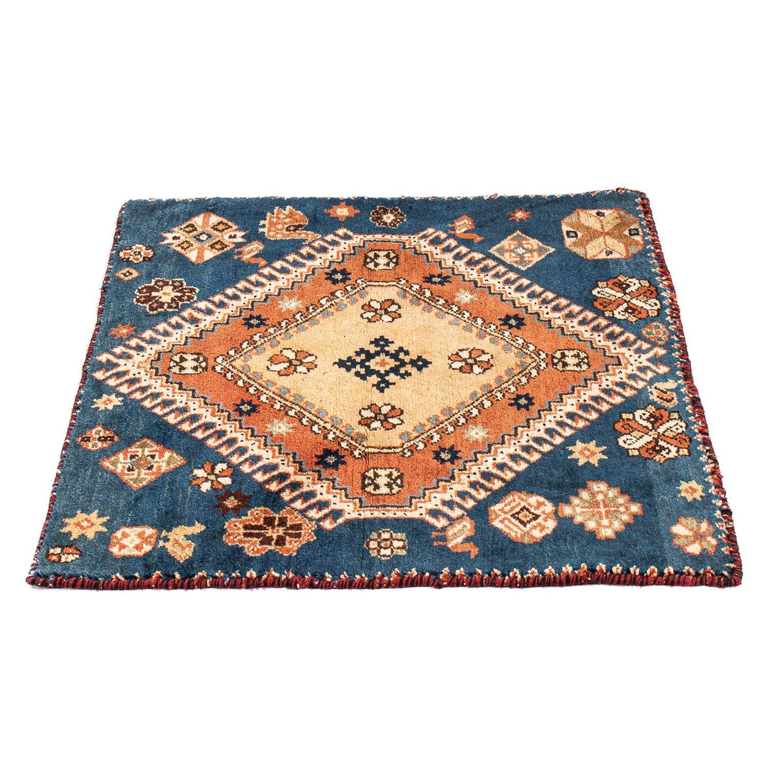 Tappeto Persero - Nomade quadrato  - 70 x 68 cm - blu scuro