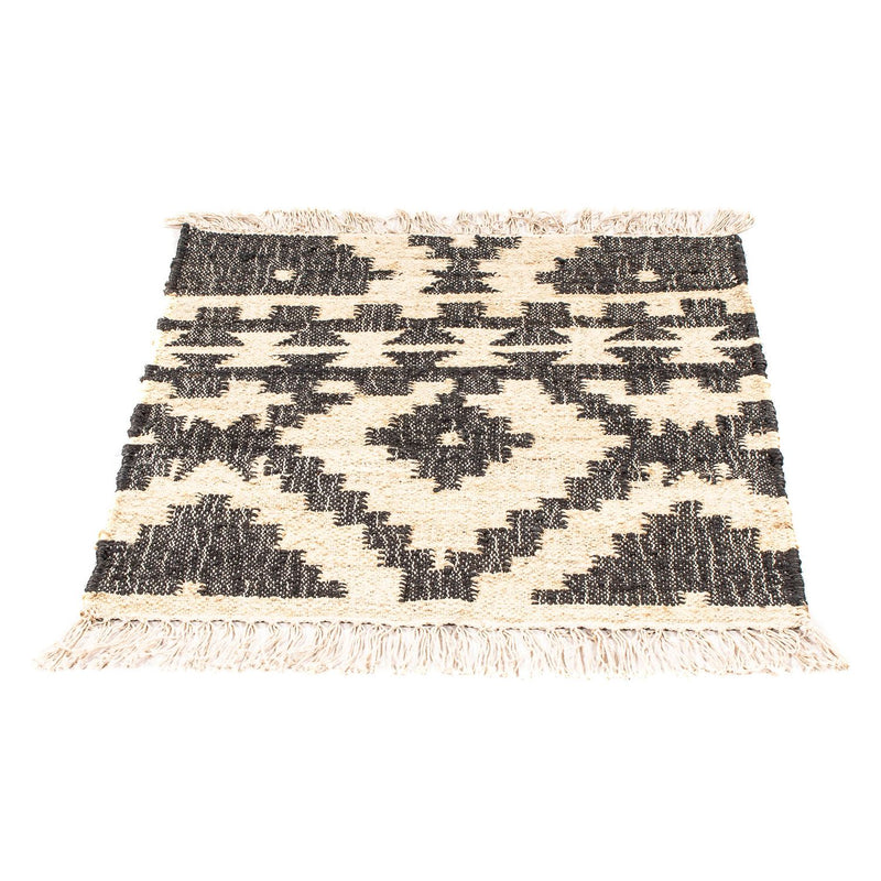 Tappeto Kelim - Tendenza quadrato  - 64 x 64 cm - beige