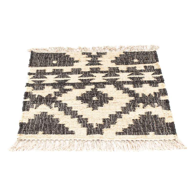 Tappeto Kelim - Tendenza quadrato  - 64 x 64 cm - beige