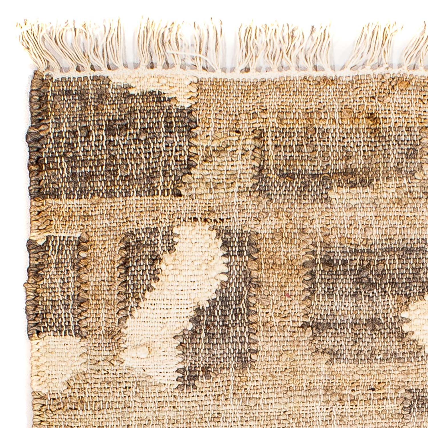 Tappeto Kelim - Tendenza quadrato  - 62 x 61 cm - marrone chiaro