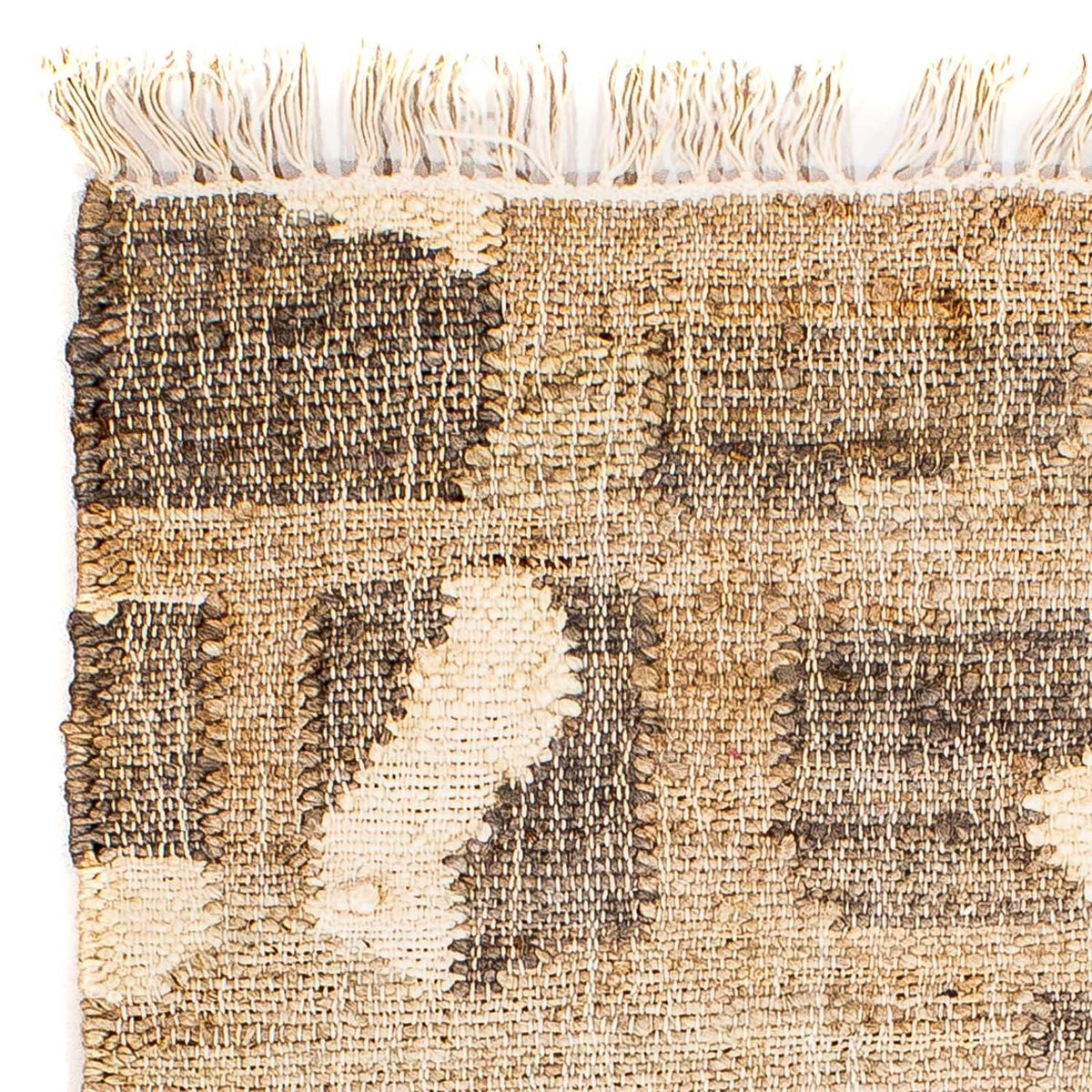Tappeto Kelim - Tendenza quadrato  - 62 x 61 cm - marrone chiaro