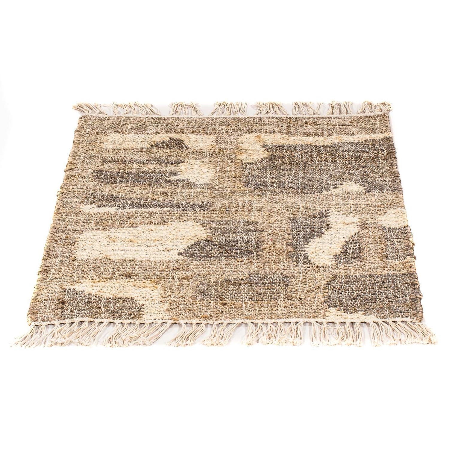 Tappeto Kelim - Tendenza quadrato  - 62 x 61 cm - marrone chiaro