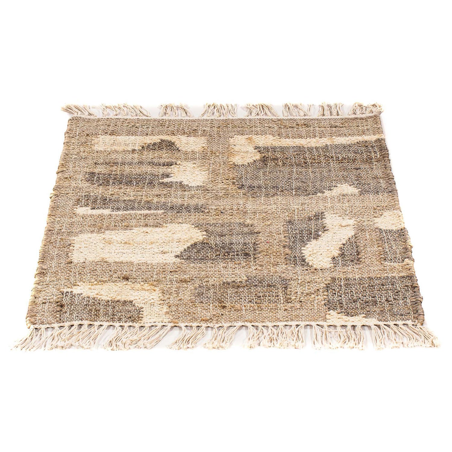 Tappeto Kelim - Tendenza quadrato  - 62 x 61 cm - marrone chiaro