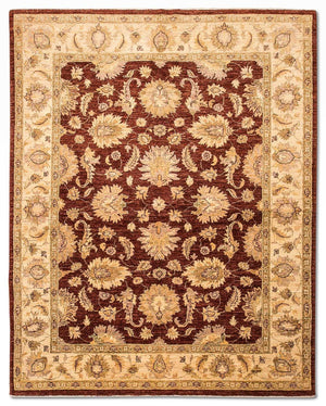 Tappeto Ziegler - 219 x 178 cm - rosso bordeaux