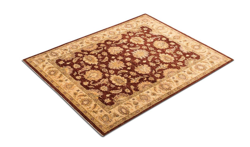 Tappeto Ziegler - 219 x 178 cm - rosso bordeaux