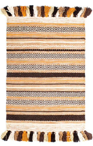Tappeto Kelim - Tendenza - 93 x 57 cm - multicolore