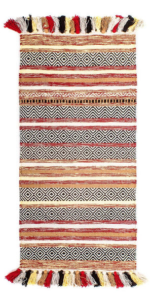 Tappeto Kelim - Tendenza - 120 x 58 cm - multicolore