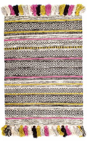 Tappeto Kelim - Tendenza - 90 x 60 cm - multicolore
