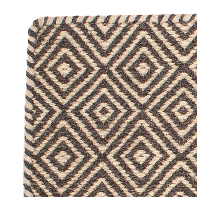 Tappeto Kelim - Tendenza quadrato  - 45 x 45 cm - multicolore