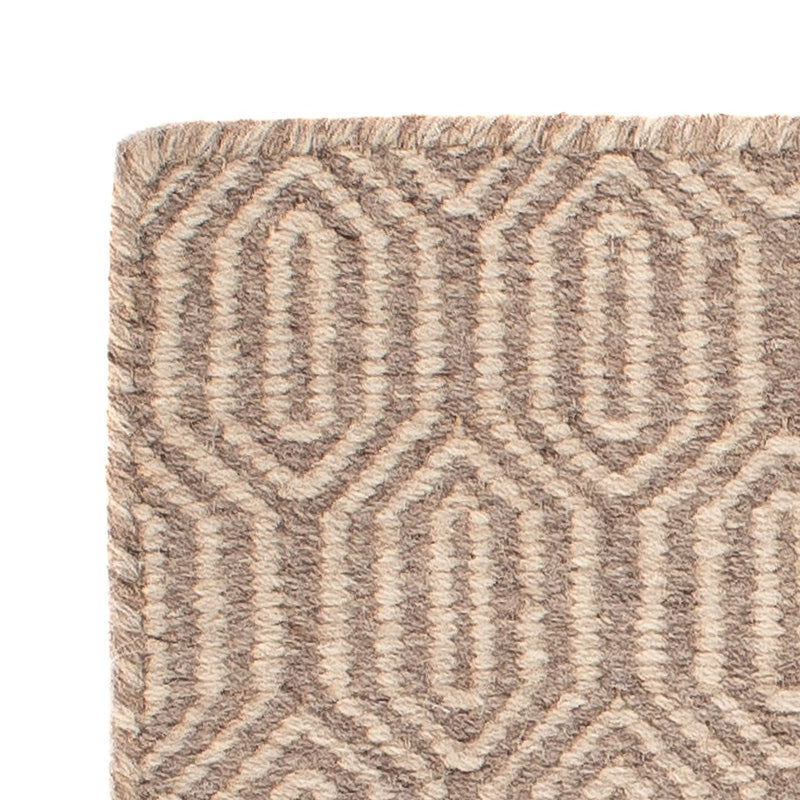 Tappeto Kelim - Tendenza quadrato  - 46 x 45 cm - marrone chiaro