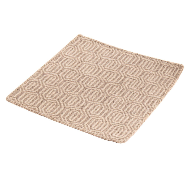 Tappeto Kelim - Tendenza quadrato  - 46 x 45 cm - marrone chiaro