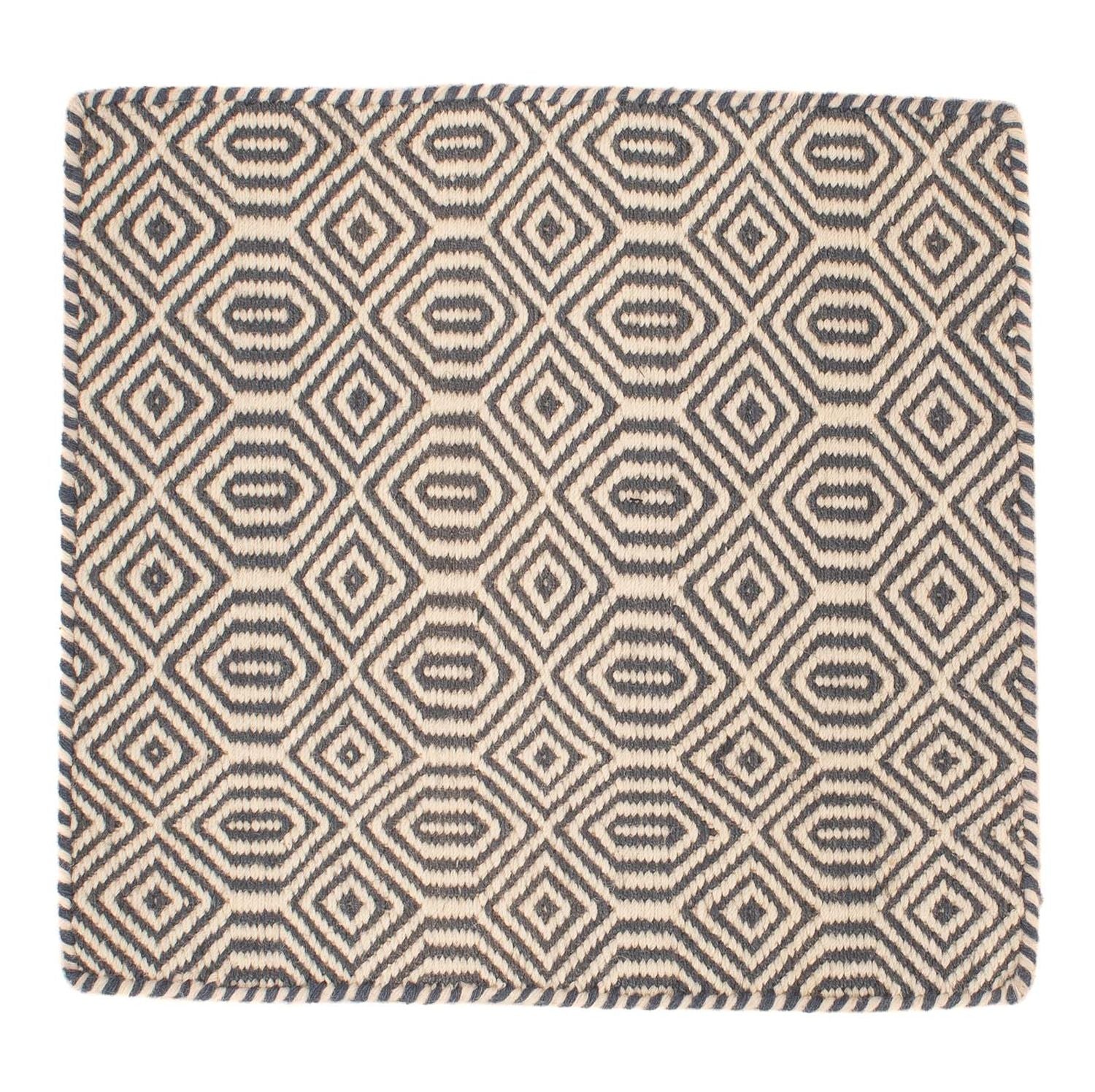 Tappeto Kelim - Tendenza quadrato  - 47 x 44 cm - multicolore