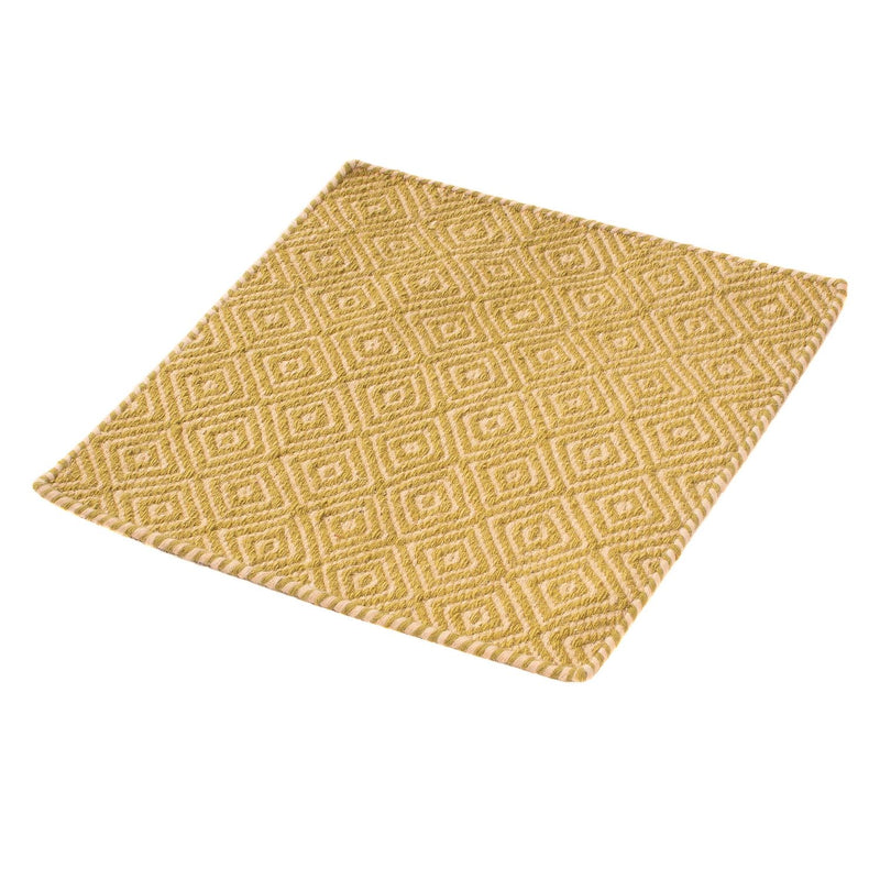 Tappeto Kelim - Tendenza quadrato  - 47 x 43 cm - oro