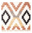 Tappeto Kelim - Tendenza quadrato  - 69 x 67 cm - beige