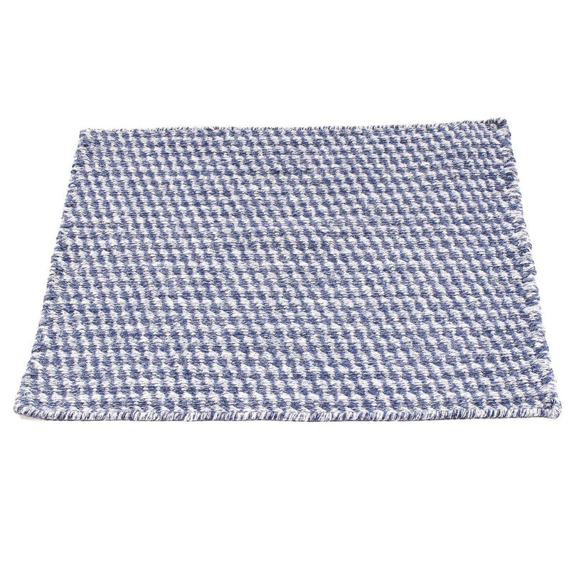 Tappeto Kelim - Tendenza quadrato  - 63 x 62 cm - blu scuro
