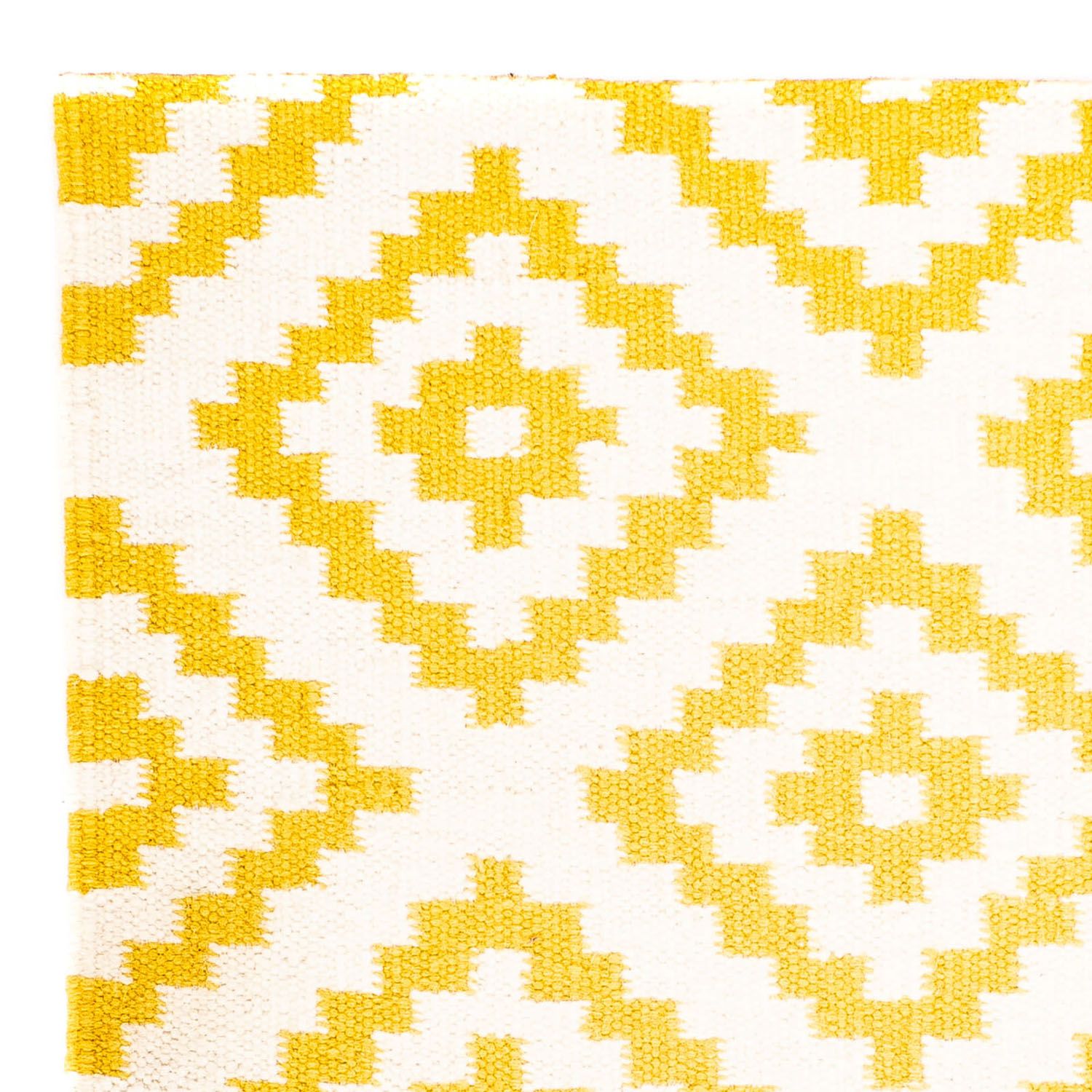 Tappeto Kelim - Tendenza quadrato  - 80 x 72 cm - beige