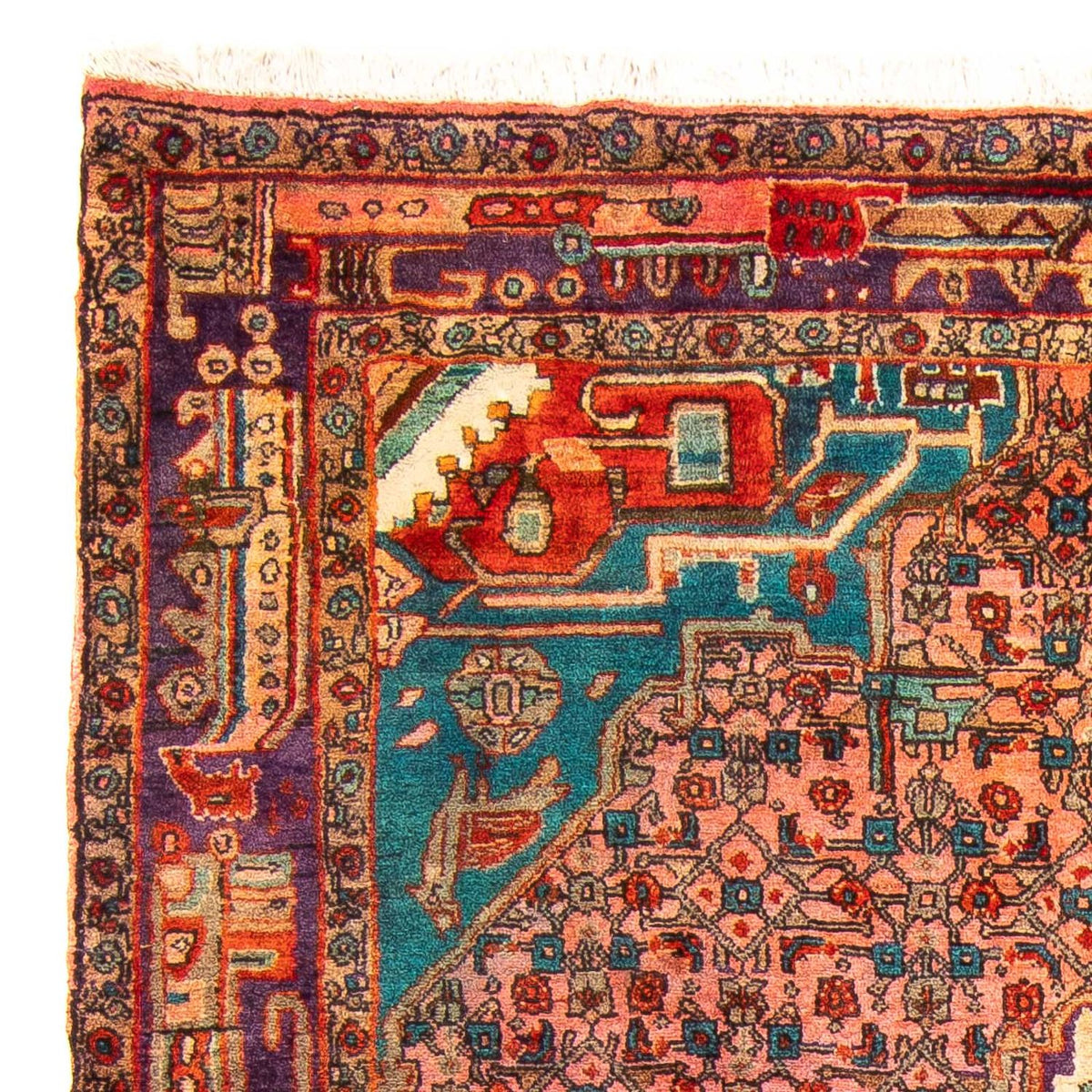 Tappeto corsia Tappeto Persero - Nomade - 257 x 100 cm - multicolore