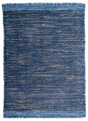 Tappeto Kelim - Tendenza - 88 x 62 cm - blu scuro