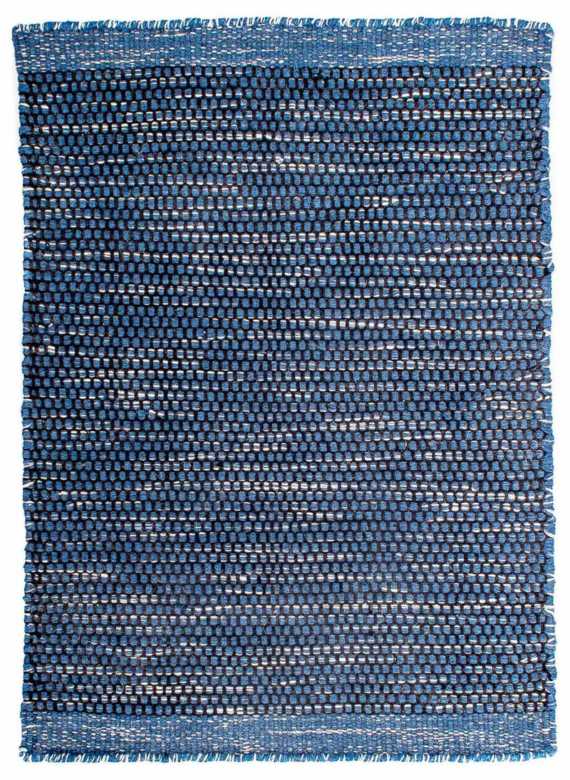 Tappeto Kelim - Tendenza - 88 x 62 cm - blu scuro