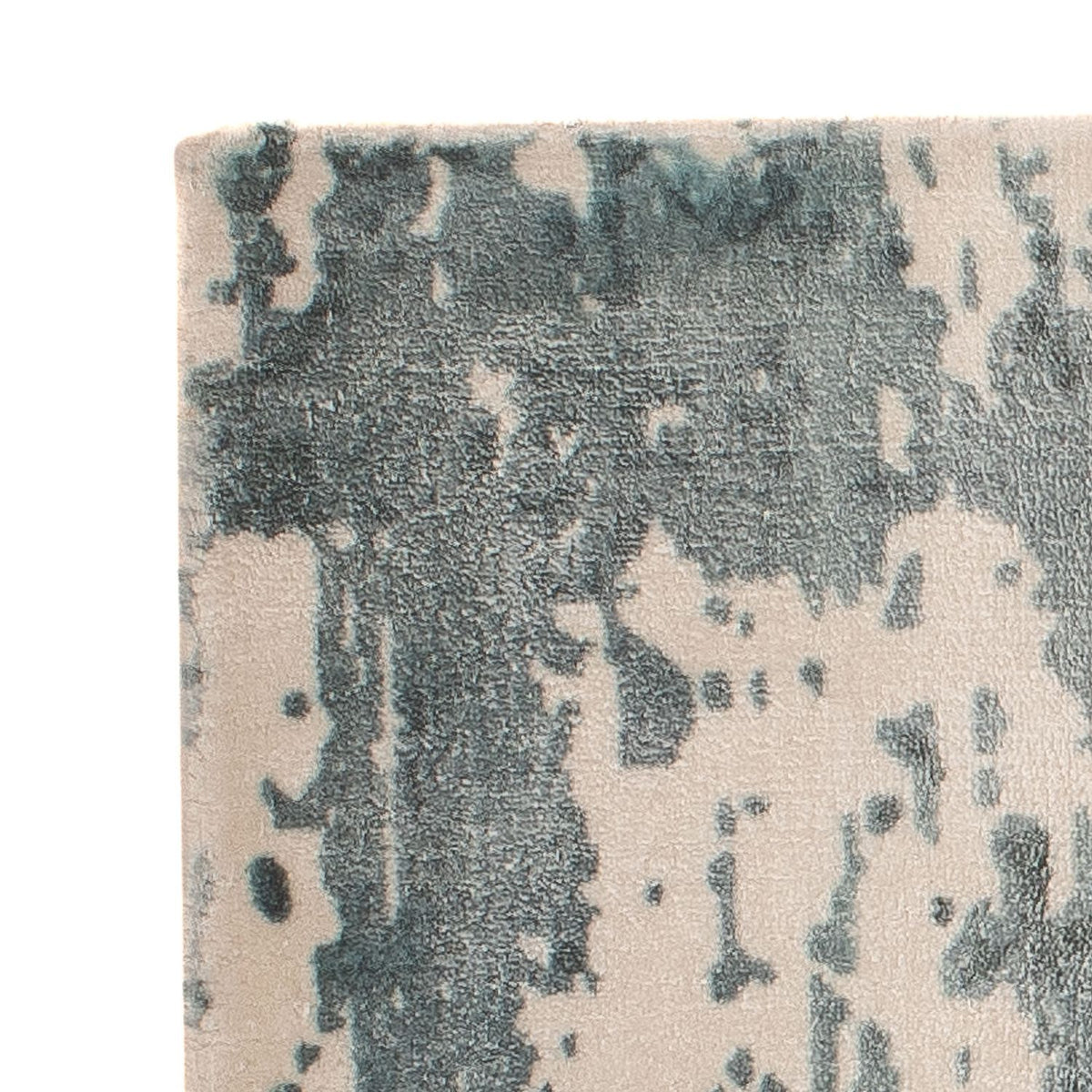 Tappeto in viscosa quadrato  - 55 x 51 cm - multicolore
