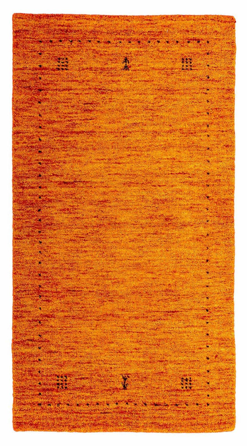 Tappeto Gabbeh - Loribaft Indus - 133 x 70 cm - arancione