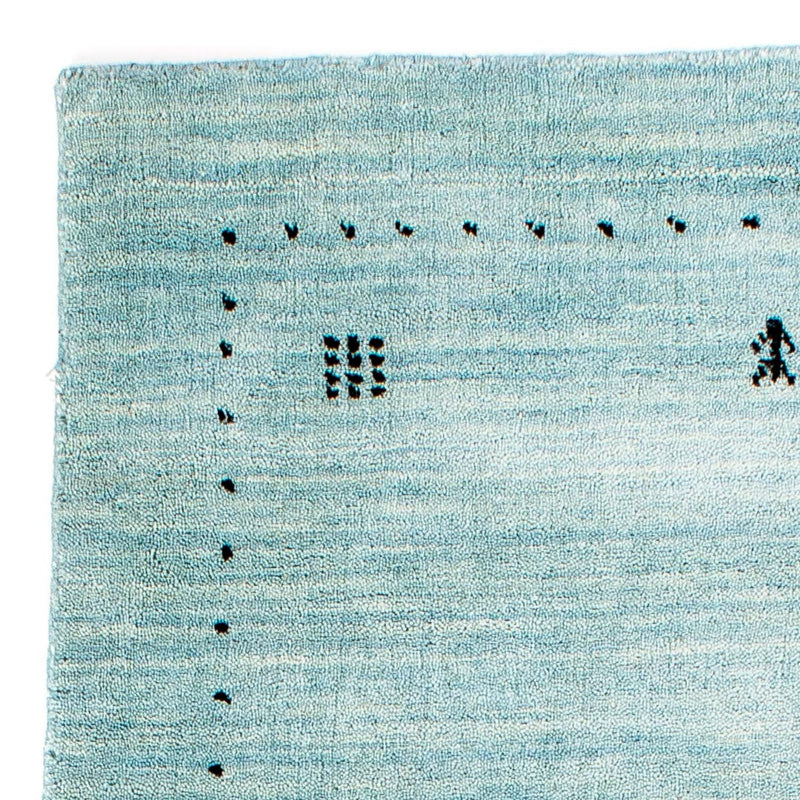 Tappeto Gabbeh - Loribaft Indus - 140 x 70 cm - blu chiaro