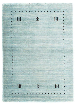 Tappeto Gabbeh - Loribaft Indus - 95 x 65 cm - blu chiaro