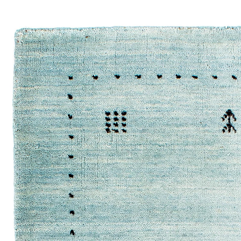 Tappeto Gabbeh - Loribaft Indus - 95 x 65 cm - blu chiaro