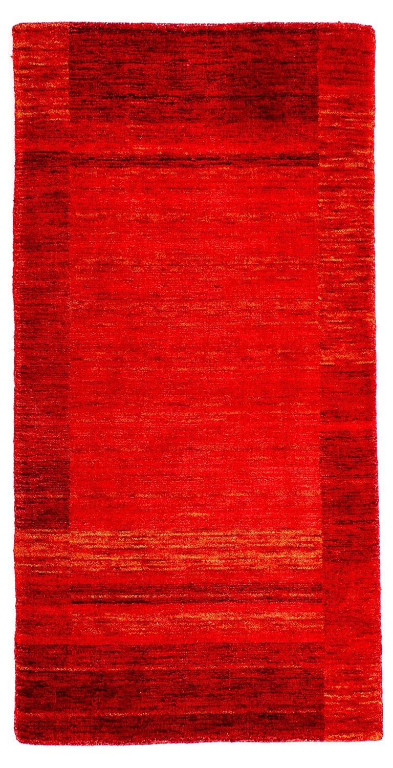 Tappeto Gabbeh - Loribaft Indus - 142 x 77 cm - rosso