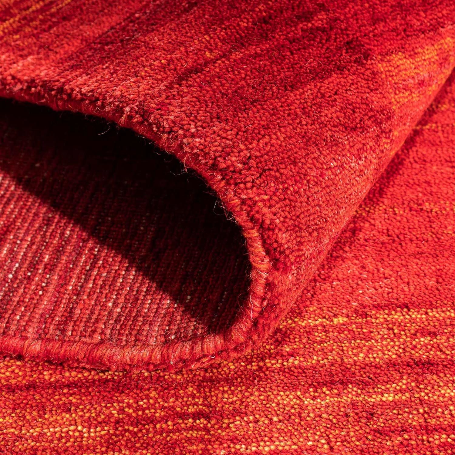 Tappeto Gabbeh - Loribaft Indus - 142 x 77 cm - rosso