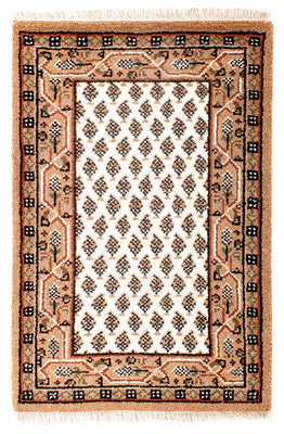 Tappeto di lana - 91 x 61 cm - beige