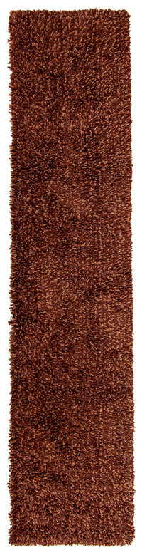 Tappeto corsia Tappeto a pelo alto - 300 x 65 cm - marrone
