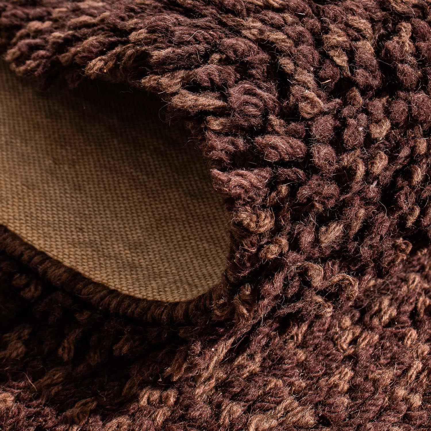 Tappeto corsia Tappeto a pelo alto - 300 x 65 cm - marrone